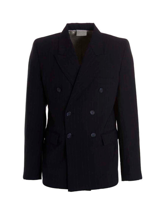 VTMNTS Blue Virgin Wool Blazer