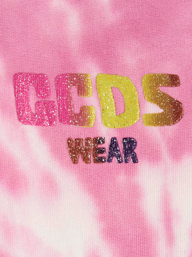 GCDS Multicolor Cotton Sweatshirt - Iconic Tie Dye Design