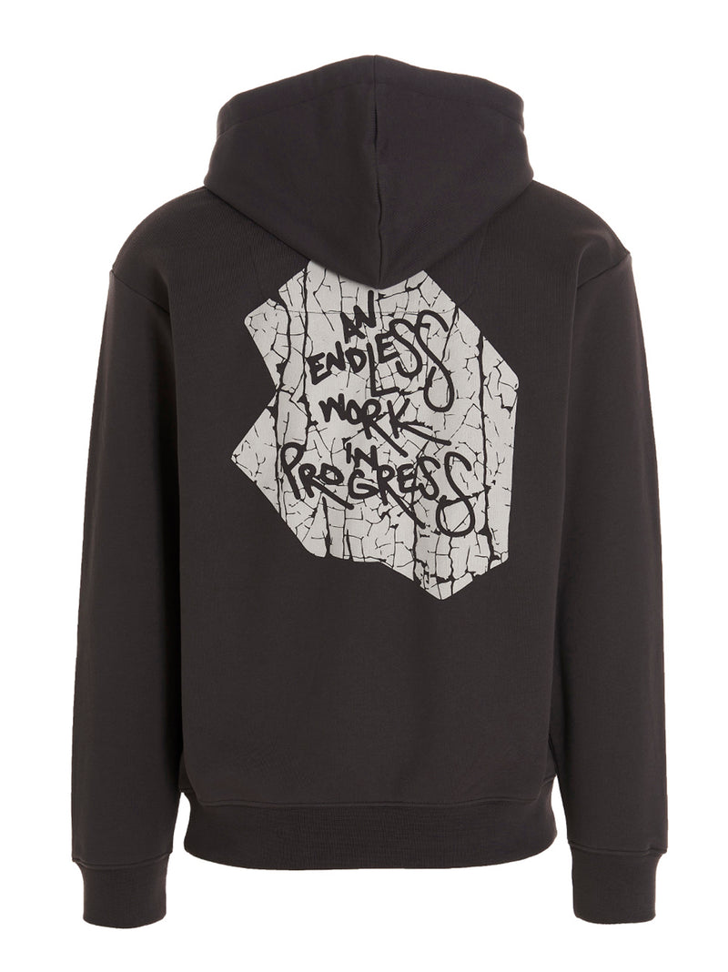 Objects IV Life Gray Cotton Sweatshirt - Progress Hoodie