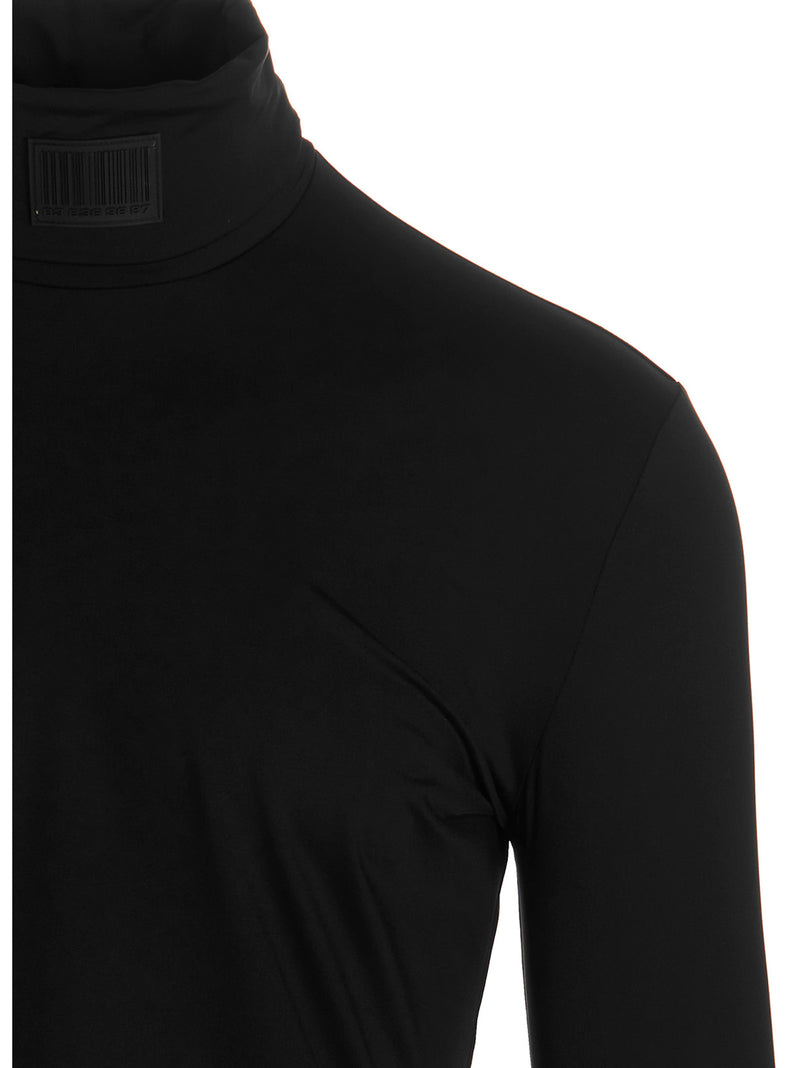 VTMNTS Black Polyamide Cardigan for Men