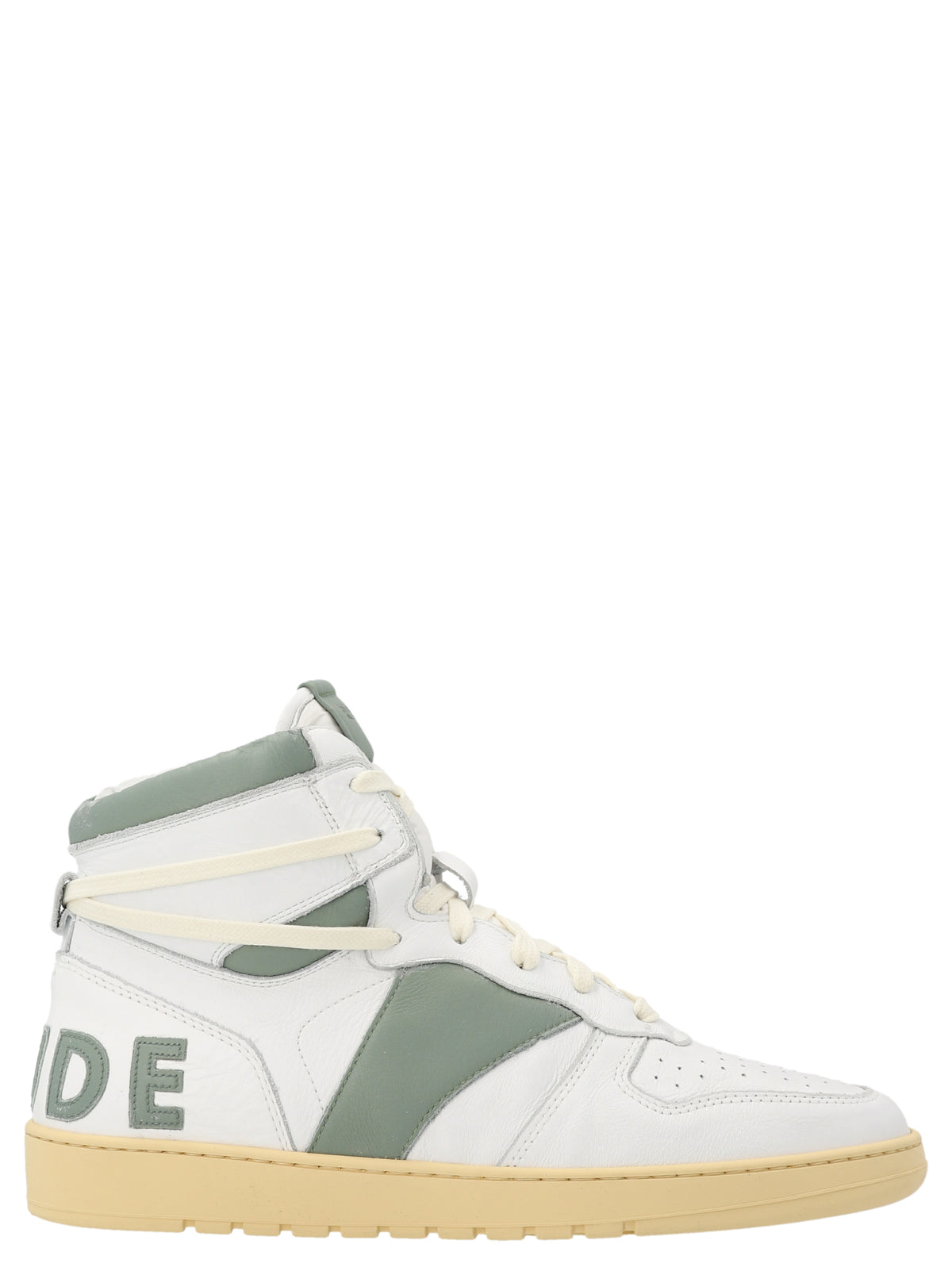 Rhude Bicolor Calfskin High Top Sneakers - Rhecess Hi