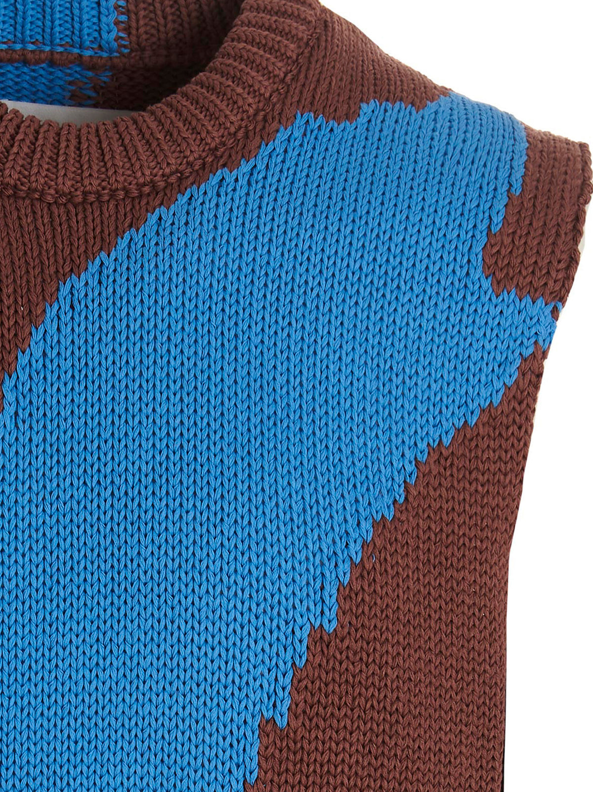 Jil Sander Multicolor Cotton Sleeveless Sweater