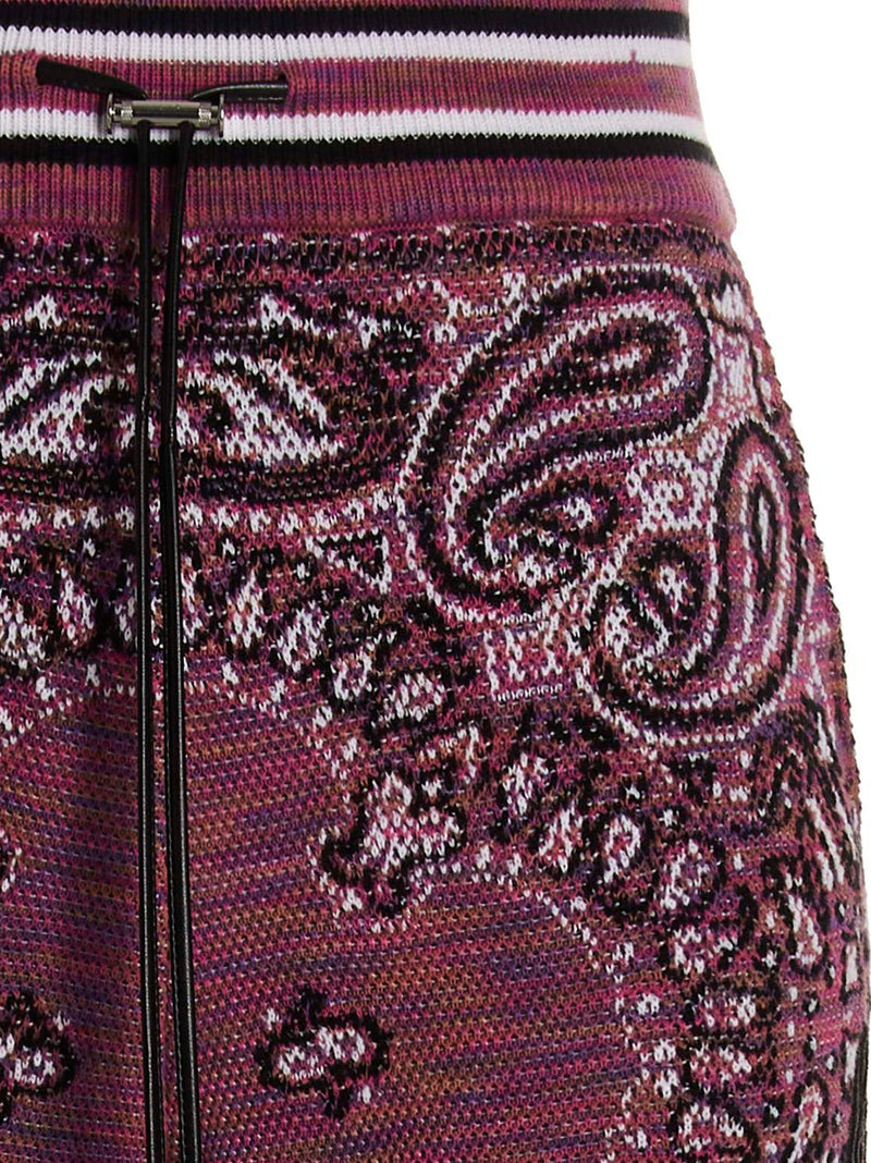Amiri Purple Cotton Space Dye Bandana Joggers