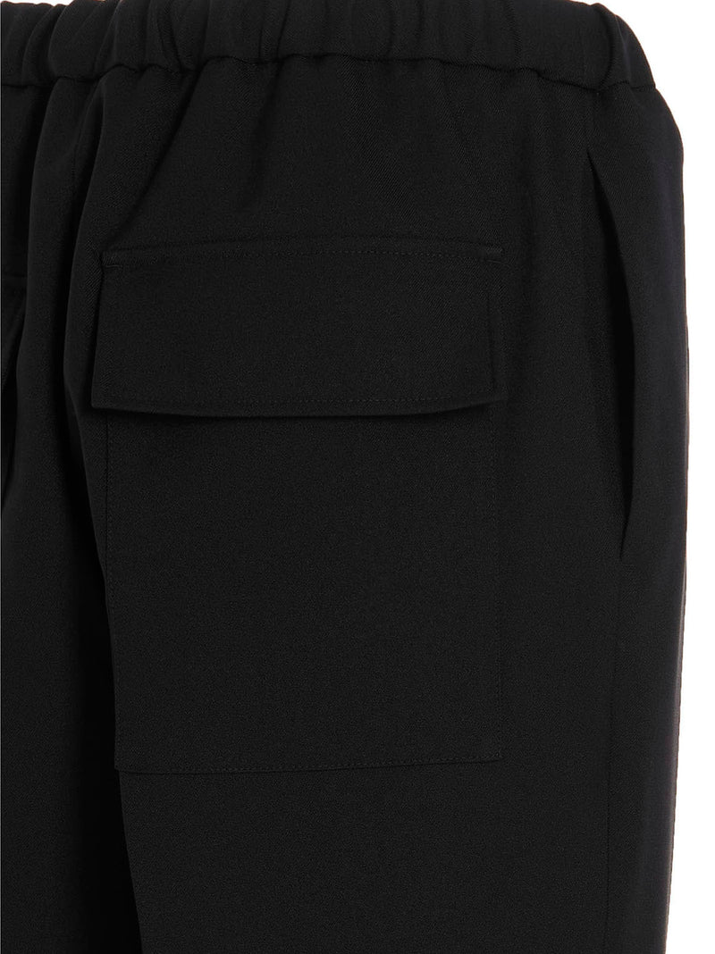 Jil Sander Blue Gabardine Casual Pants for Men