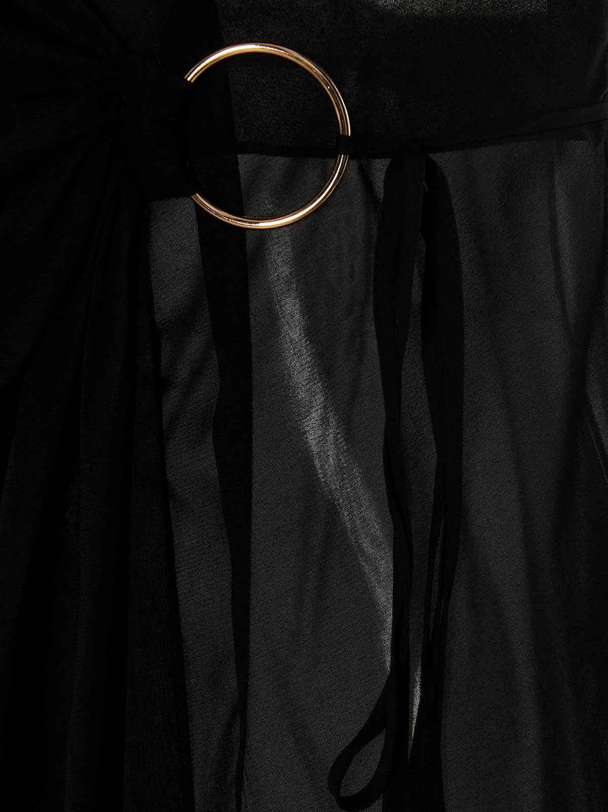 Louisa Ballou King Tide Black Silk Long Dress