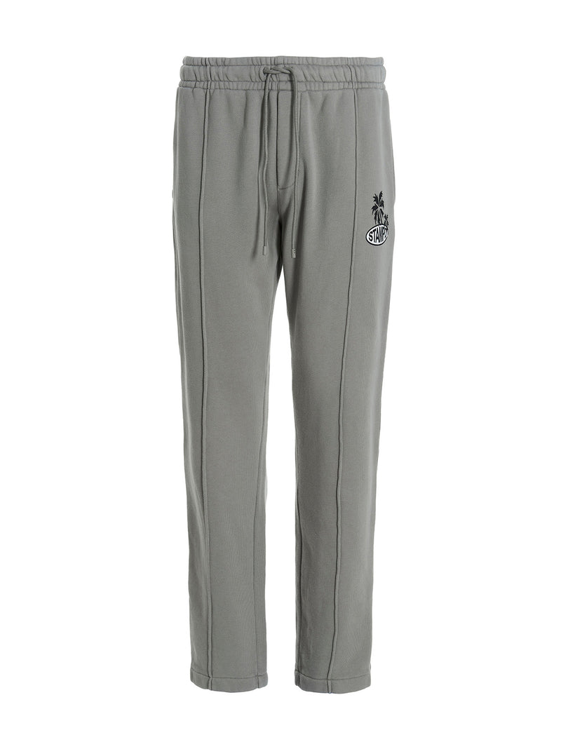 STAMPD Gray Cotton Joggers - Trendy Workout Pants
