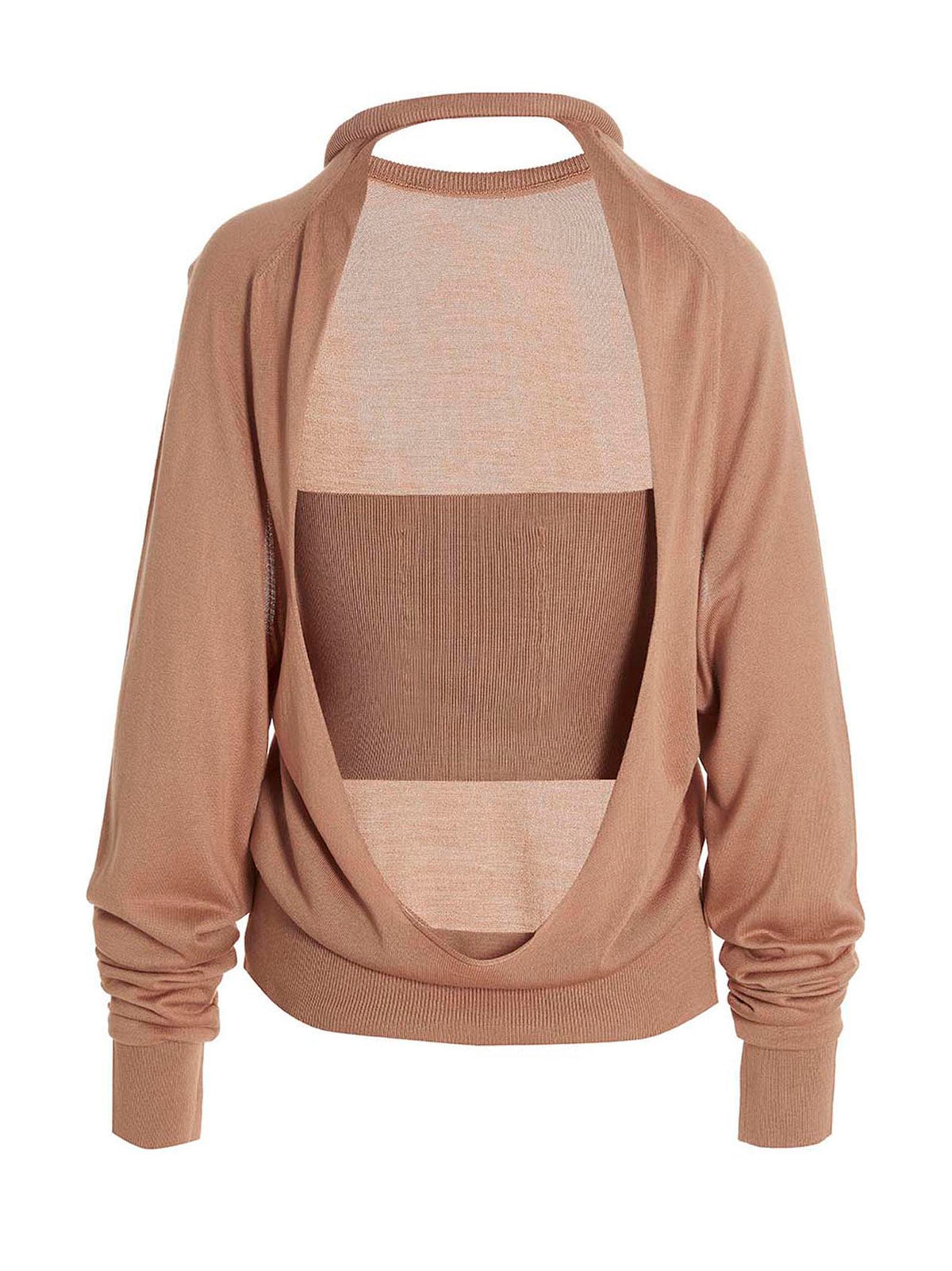 RAMAEL Beige Silk Cardigan - Luxurious Italian Style