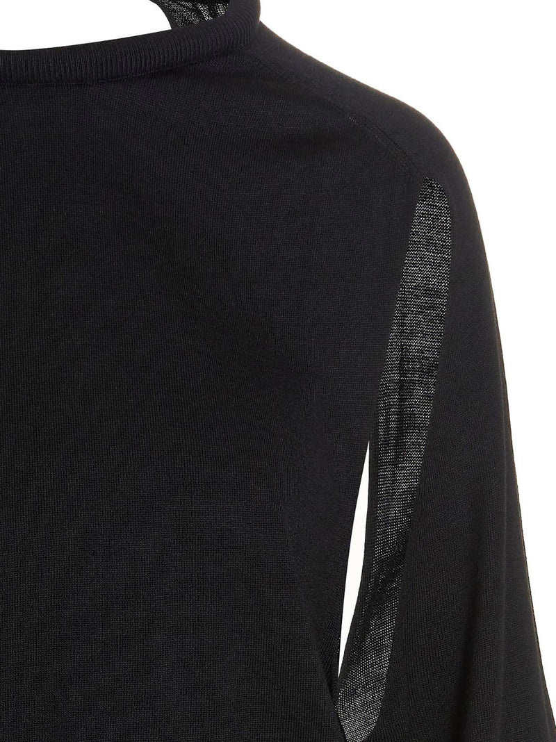 RAMAEL Black Silk Cardigan - Elegant Versatile Sweater