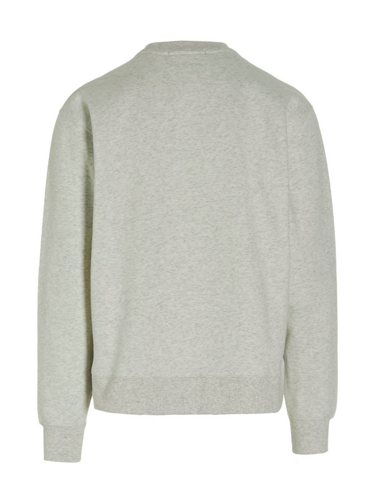 STAMPD Gray Cotton Sweatshirt - Chrome Flame Design