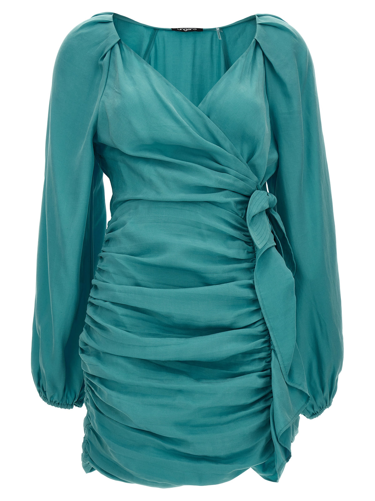 Jupe Mini Lyocell Bleue Ungaro pour Femme