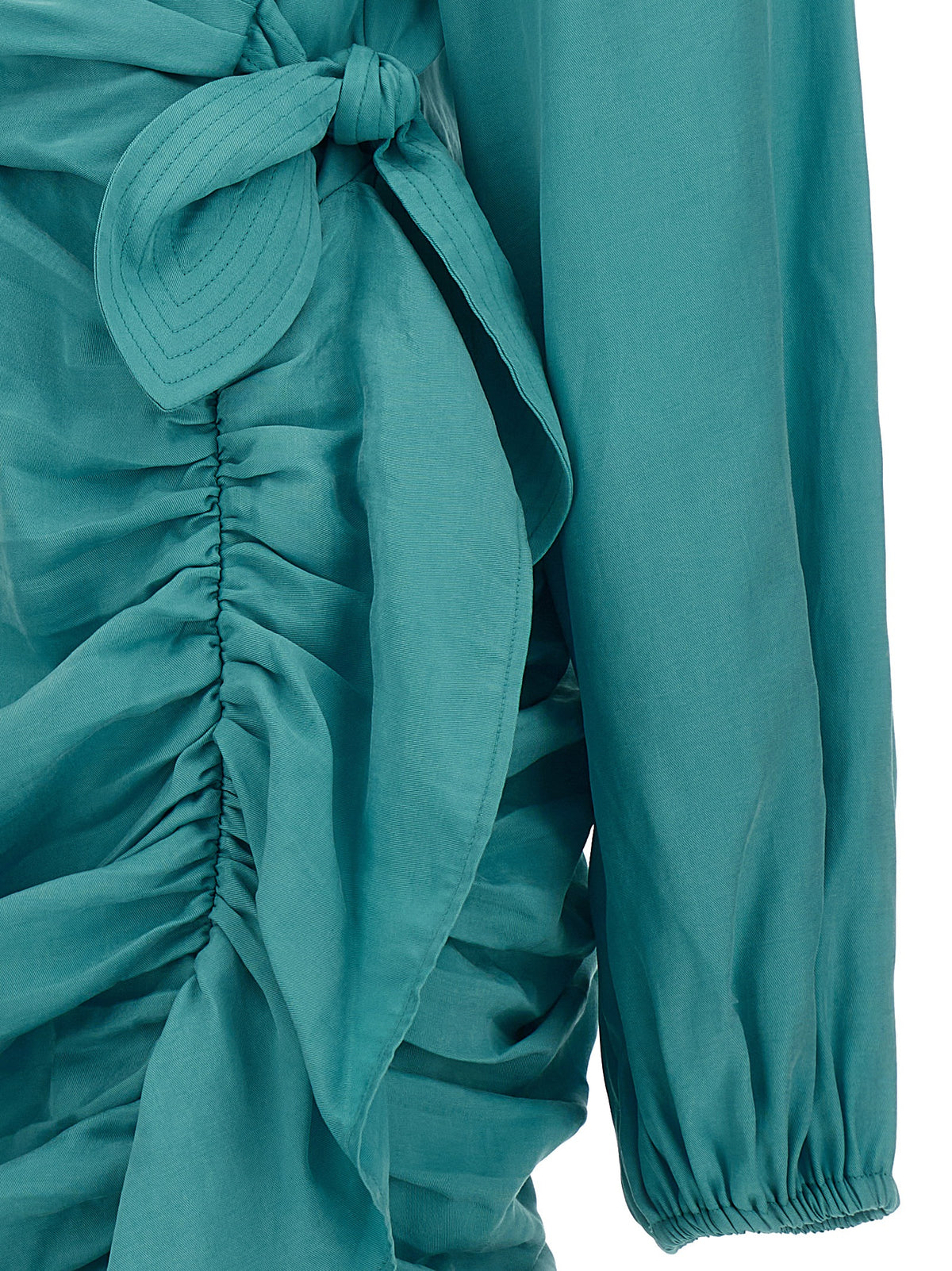 Jupe Mini Lyocell Bleue Ungaro pour Femme