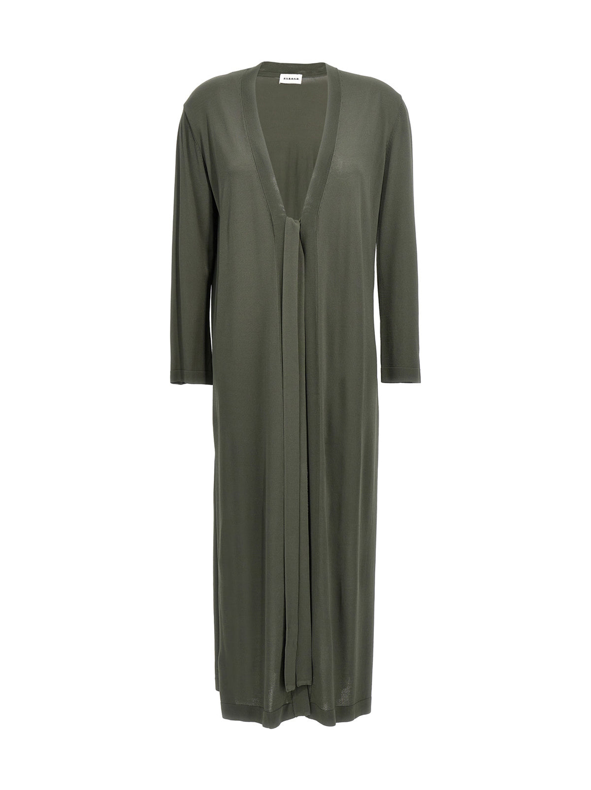 P.A.R.O.S.H. Roux Bicolor Viscose Cardigan - Green
