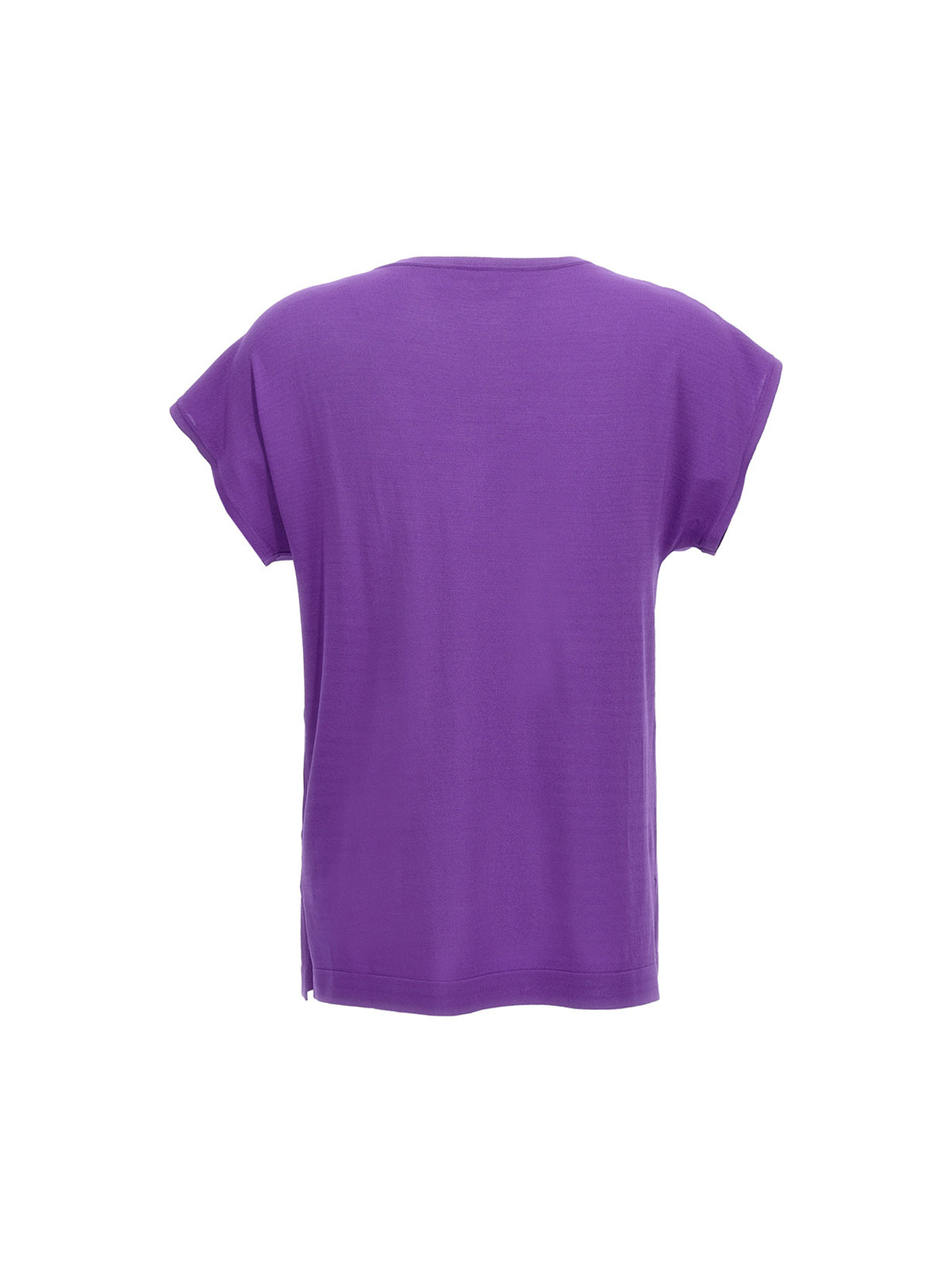 P.A.R.O.S.H. Roux Purple Viscose T-Shirt