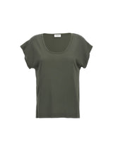 P.A.R.O.S.H. Roux Bicolor Viscose T-Shirt - Green
