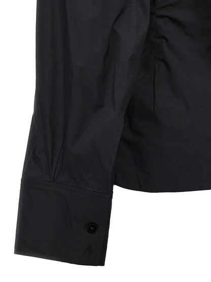 The Attico Black Cotton Blouse