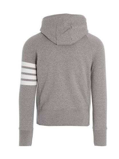Thom Browne Gray Cotton Sweatshirt