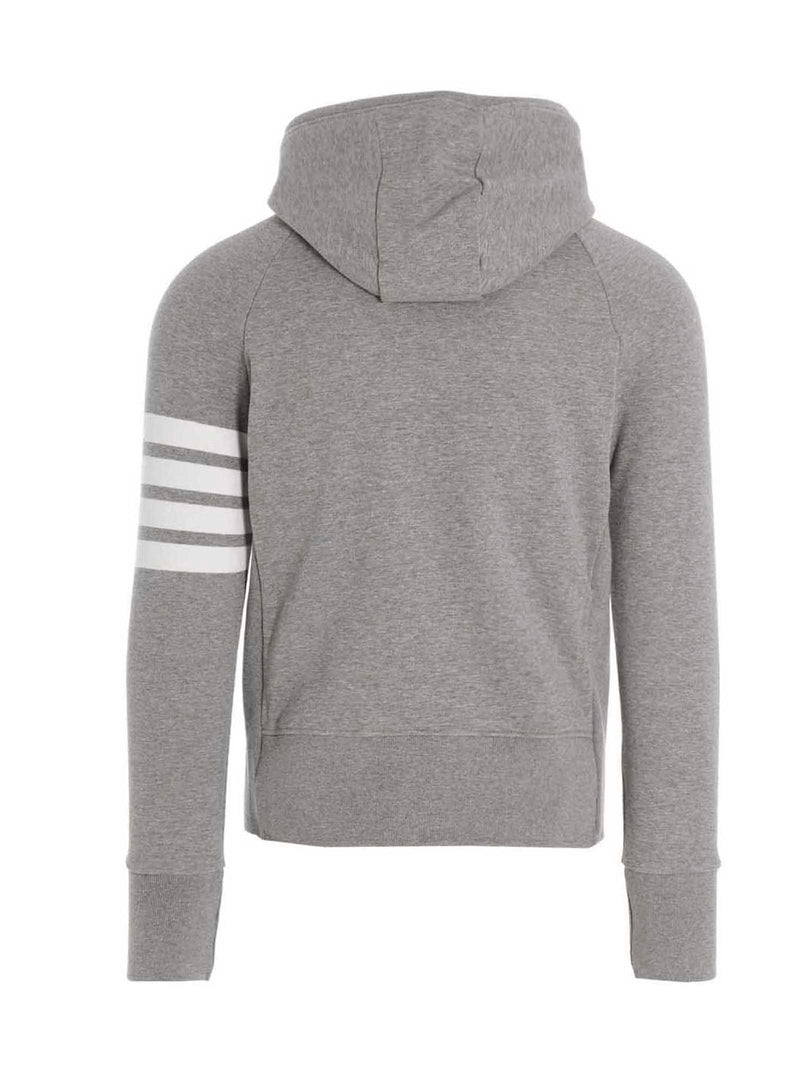 Thom Browne Gray Cotton Sweatshirt - Stylish & Sophisticated