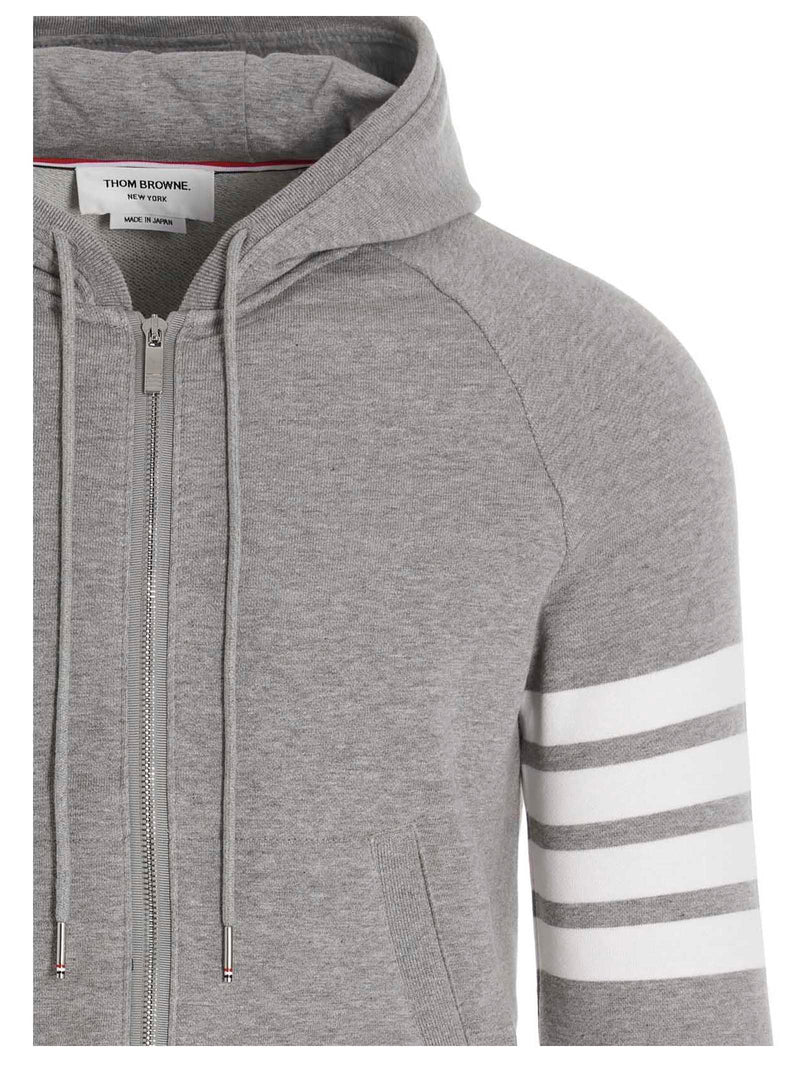 Thom Browne Gray Cotton Sweatshirt - Stylish & Sophisticated