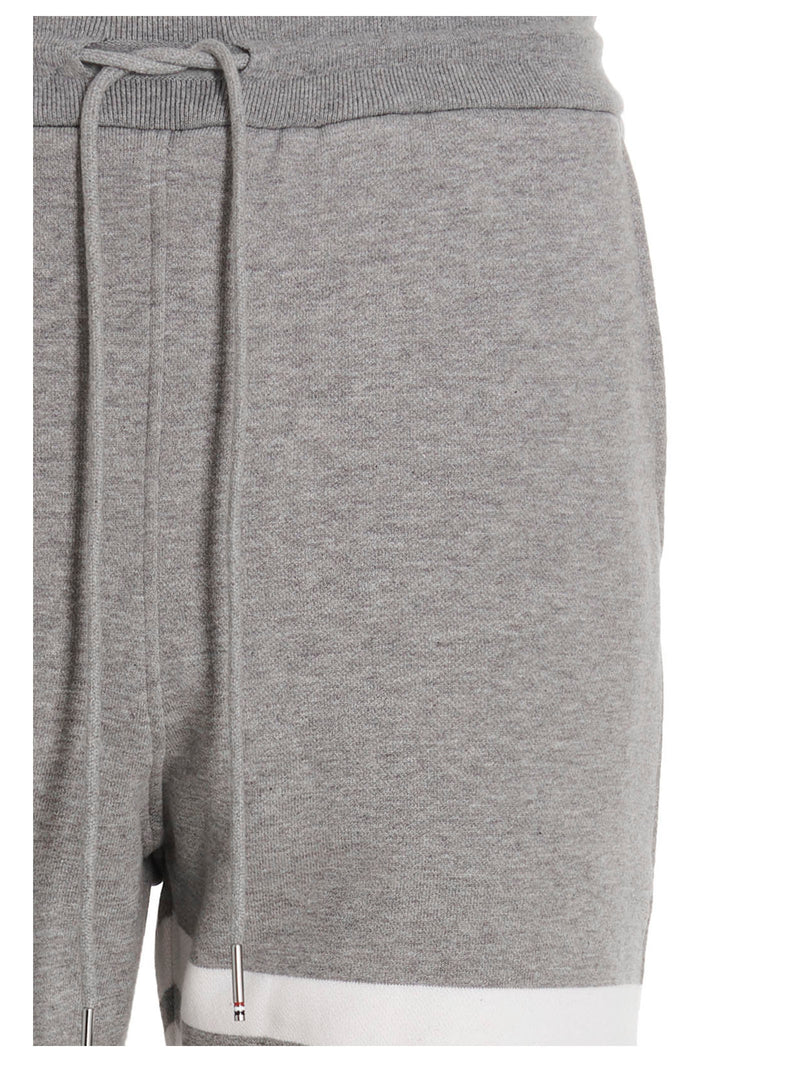 Thom Browne Gray Cotton Joggers - Stylish Workout Pants