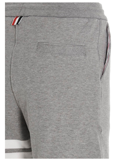 Thom Browne Gray Cotton Joggers (Workout Pants)
