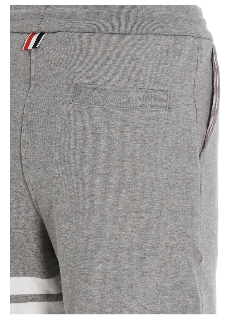 Thom Browne Gray Cotton Joggers - Stylish Workout Pants