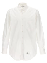 Thom Browne White Cotton Blouse - Modern Sophistication