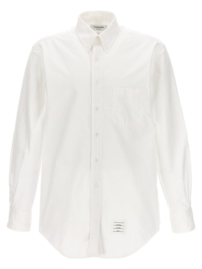 Thom Browne White Cotton Blouse