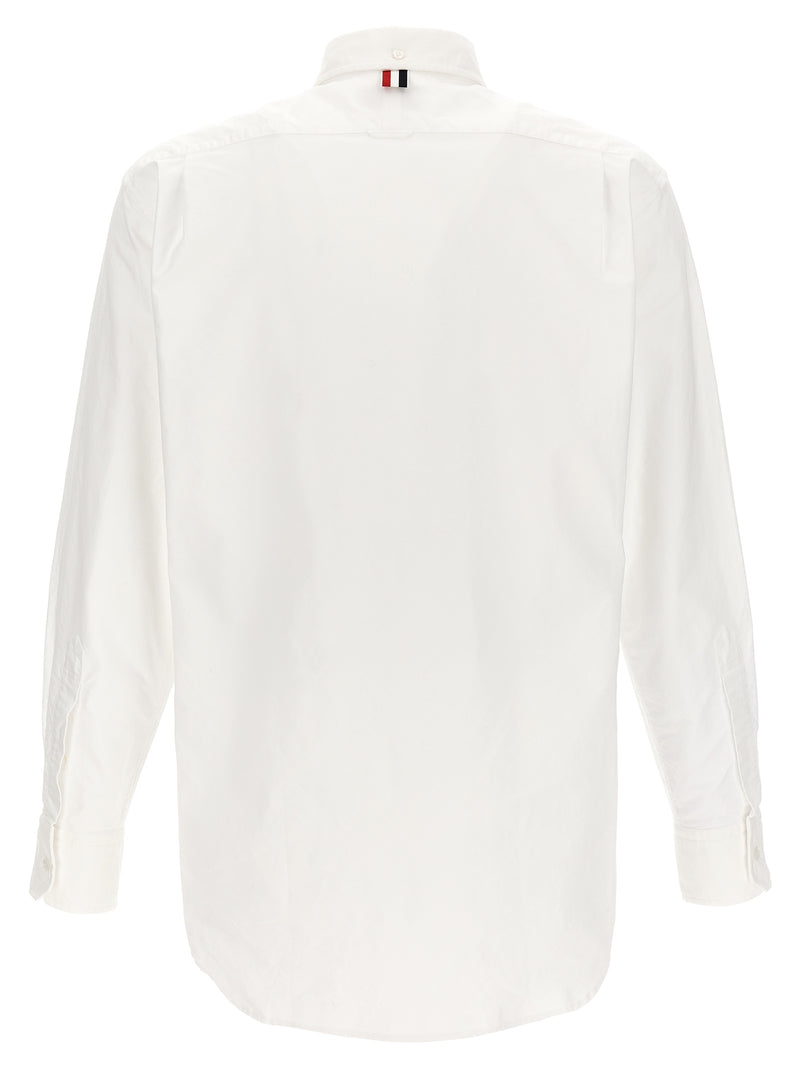 Thom Browne White Cotton Blouse - Modern Sophistication