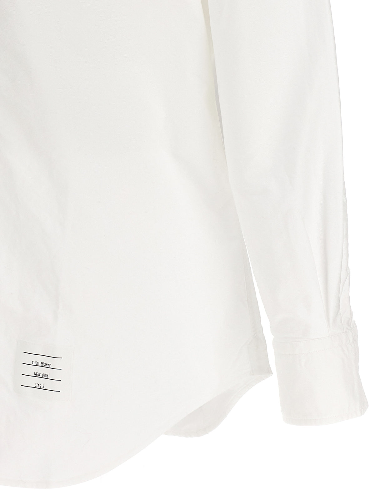 Thom Browne White Cotton Blouse - Modern Sophistication
