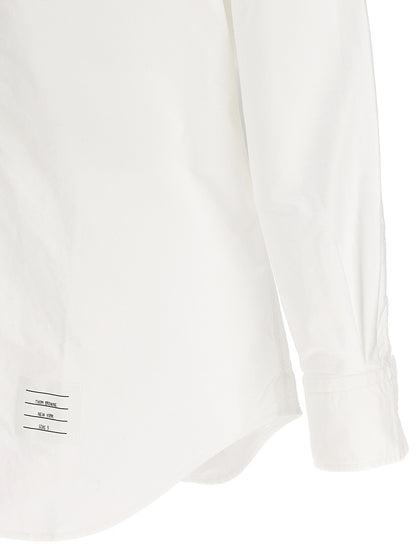 Thom Browne White Cotton Blouse