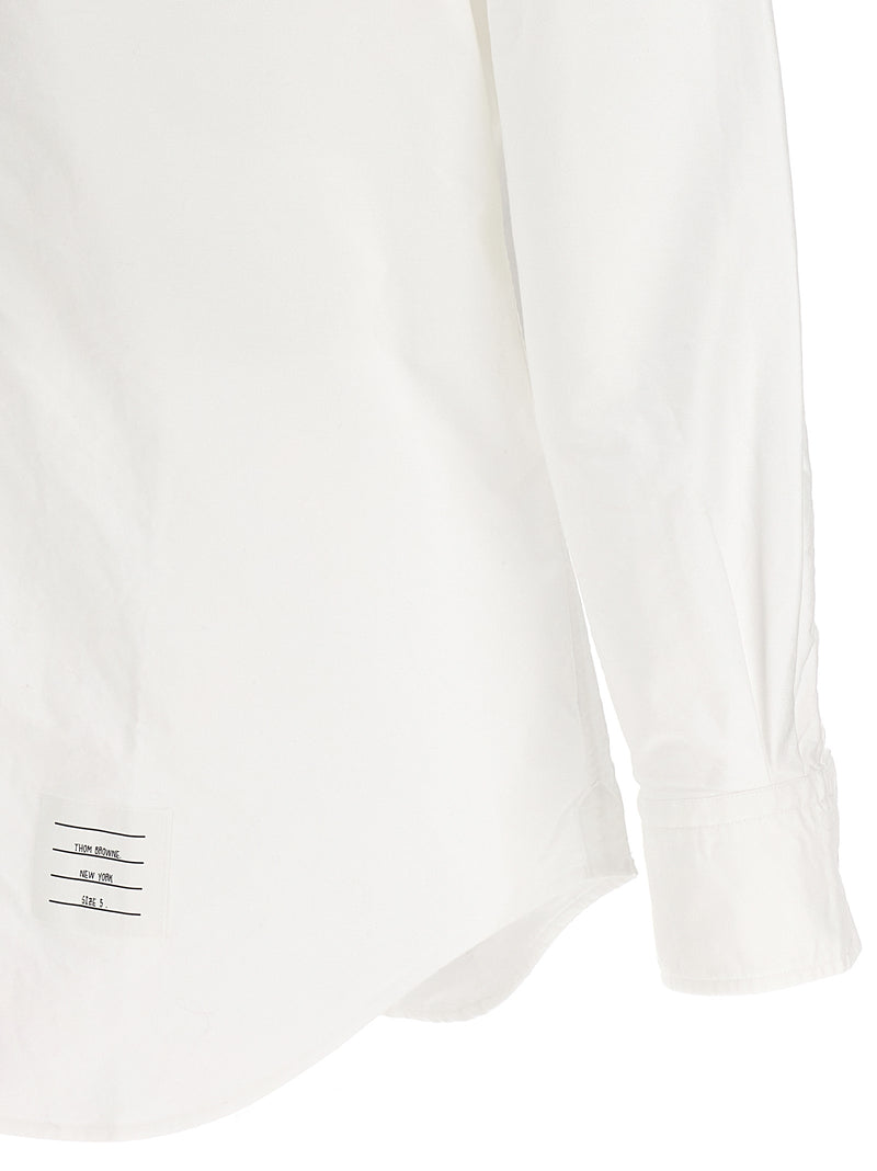 Thom Browne White Cotton Blouse - Modern Sophistication