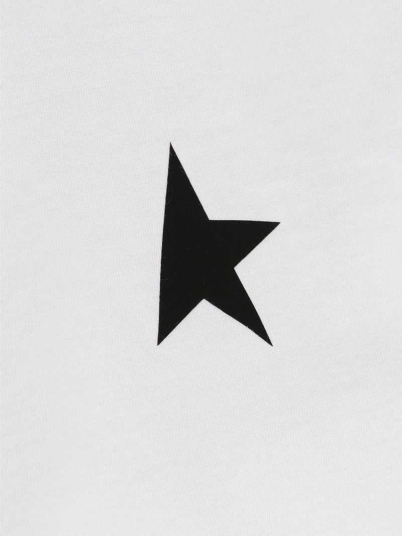 Golden Goose White Cotton ‘Star’ T-Shirt for Women