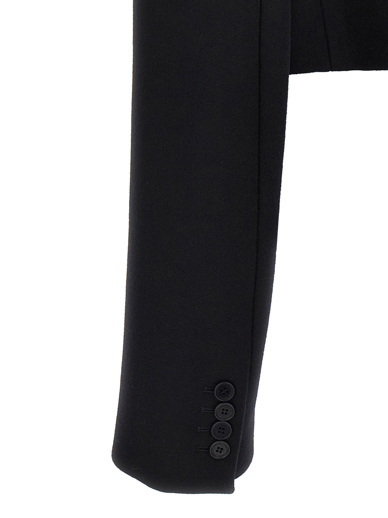 Stella McCartney Balaton Bacci Black Wool Full-Length Jacket