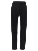 Ferragamo Black Elastane Skinny Pants