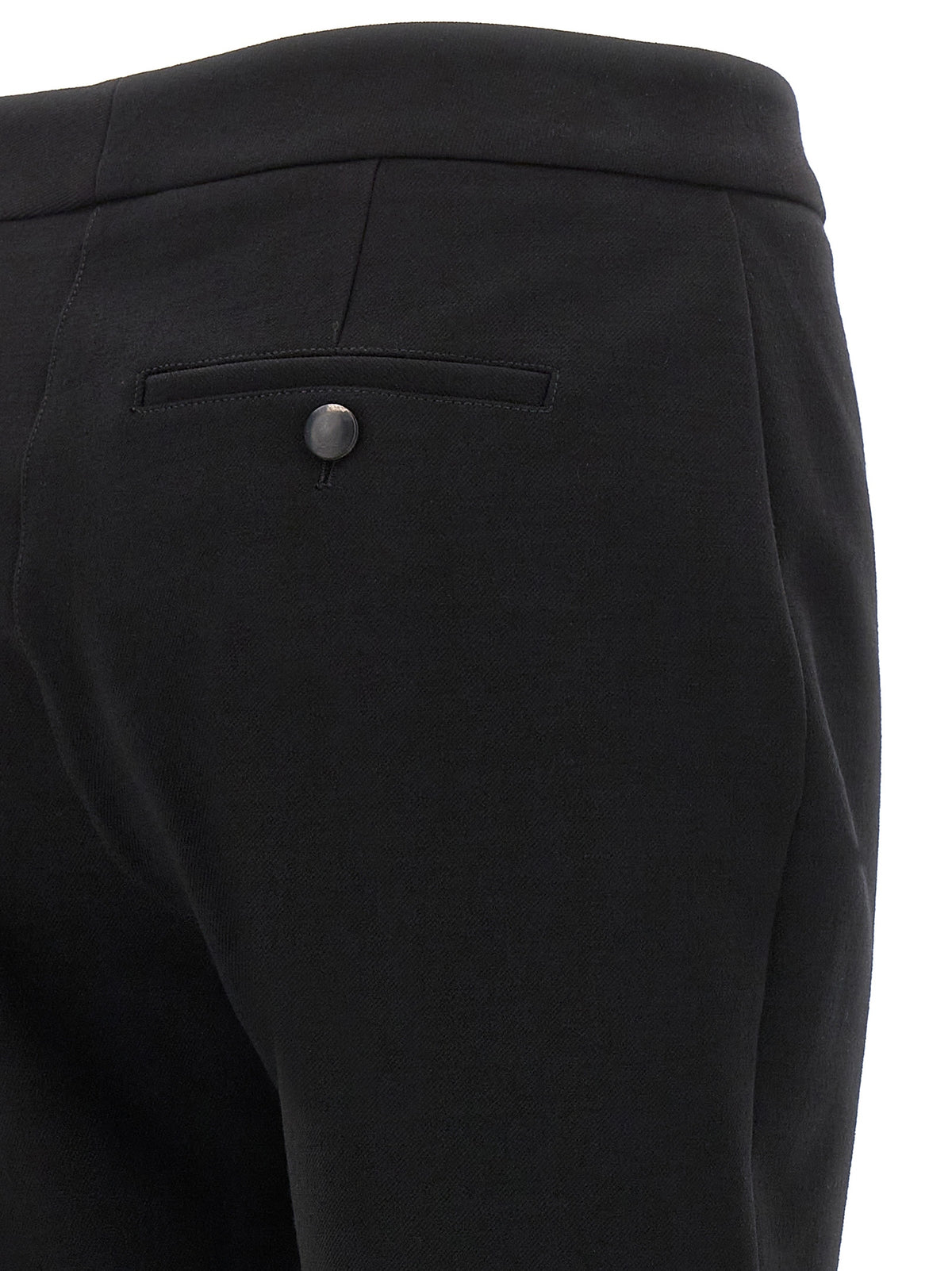 Ferragamo Black Elastane Skinny Pants