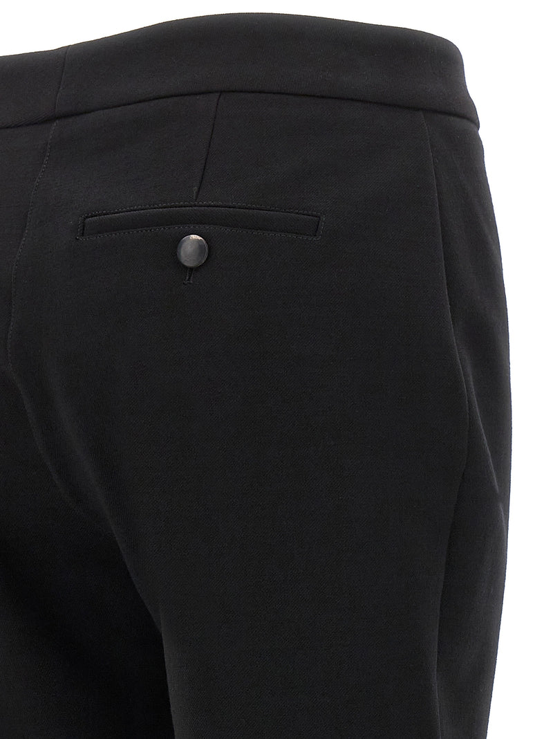 Ferragamo Black Elastane Skinny Pants