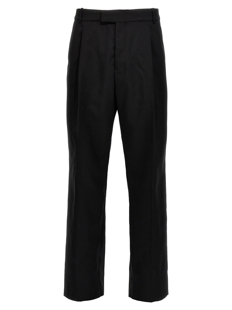 Alexander McQueen Black Wool Dress Pants for Men
