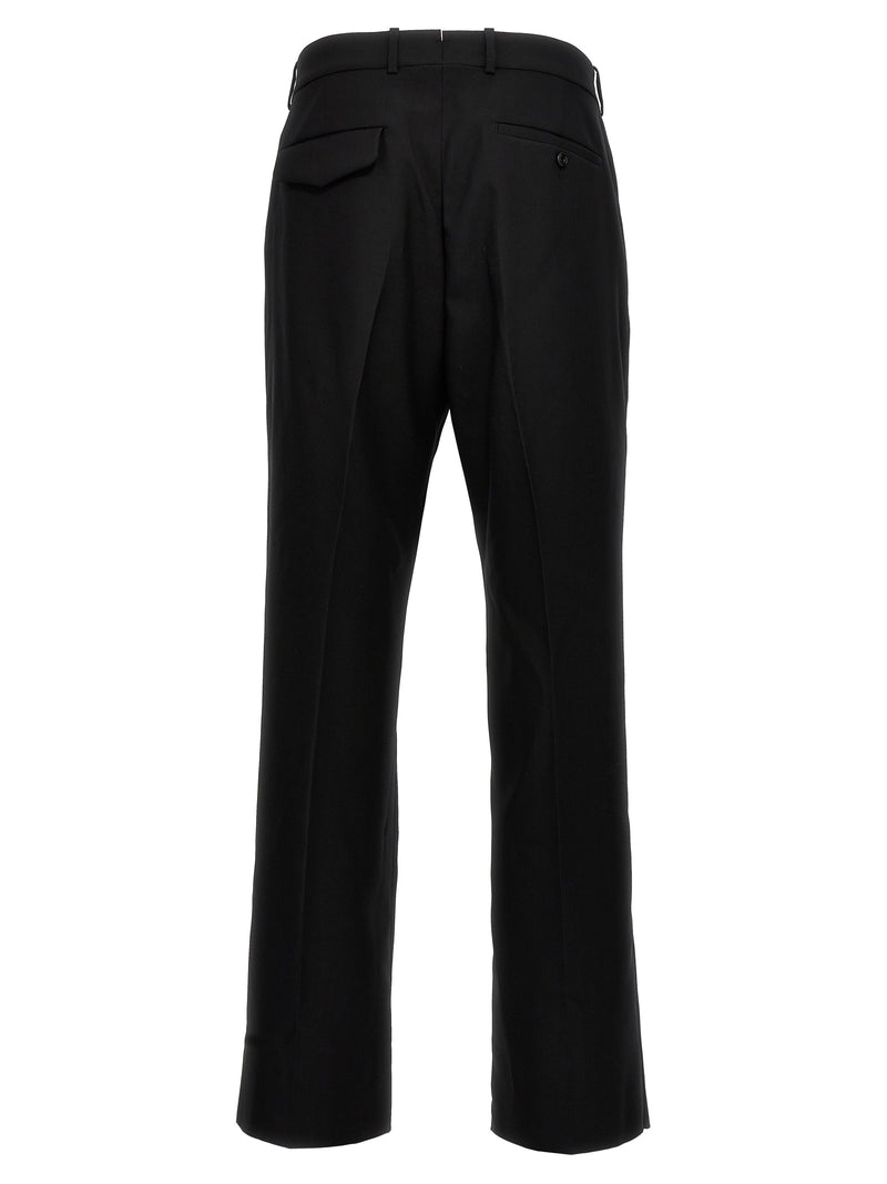 Alexander McQueen Black Wool Dress Pants for Men