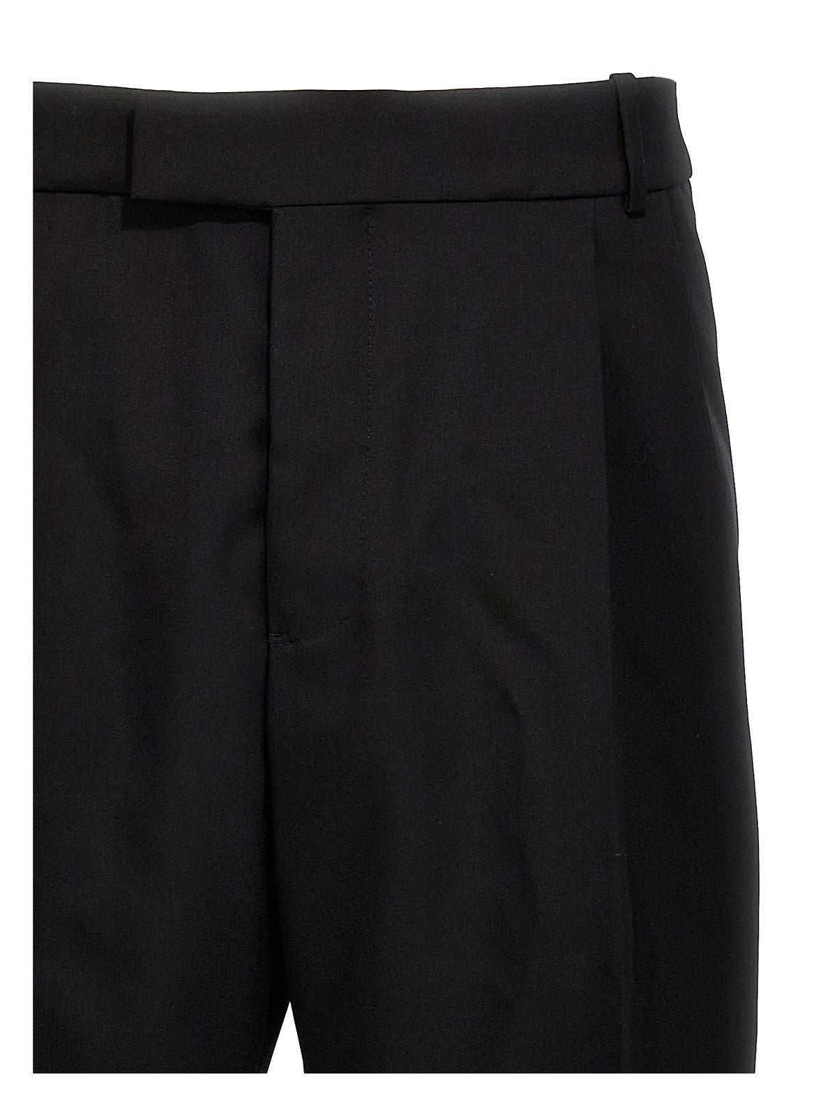 Alexander McQueen Black Wool Dress Pants for Men
