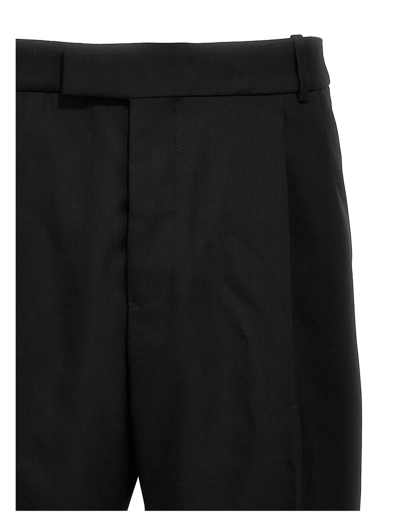 Alexander McQueen Black Wool Dress Pants for Men