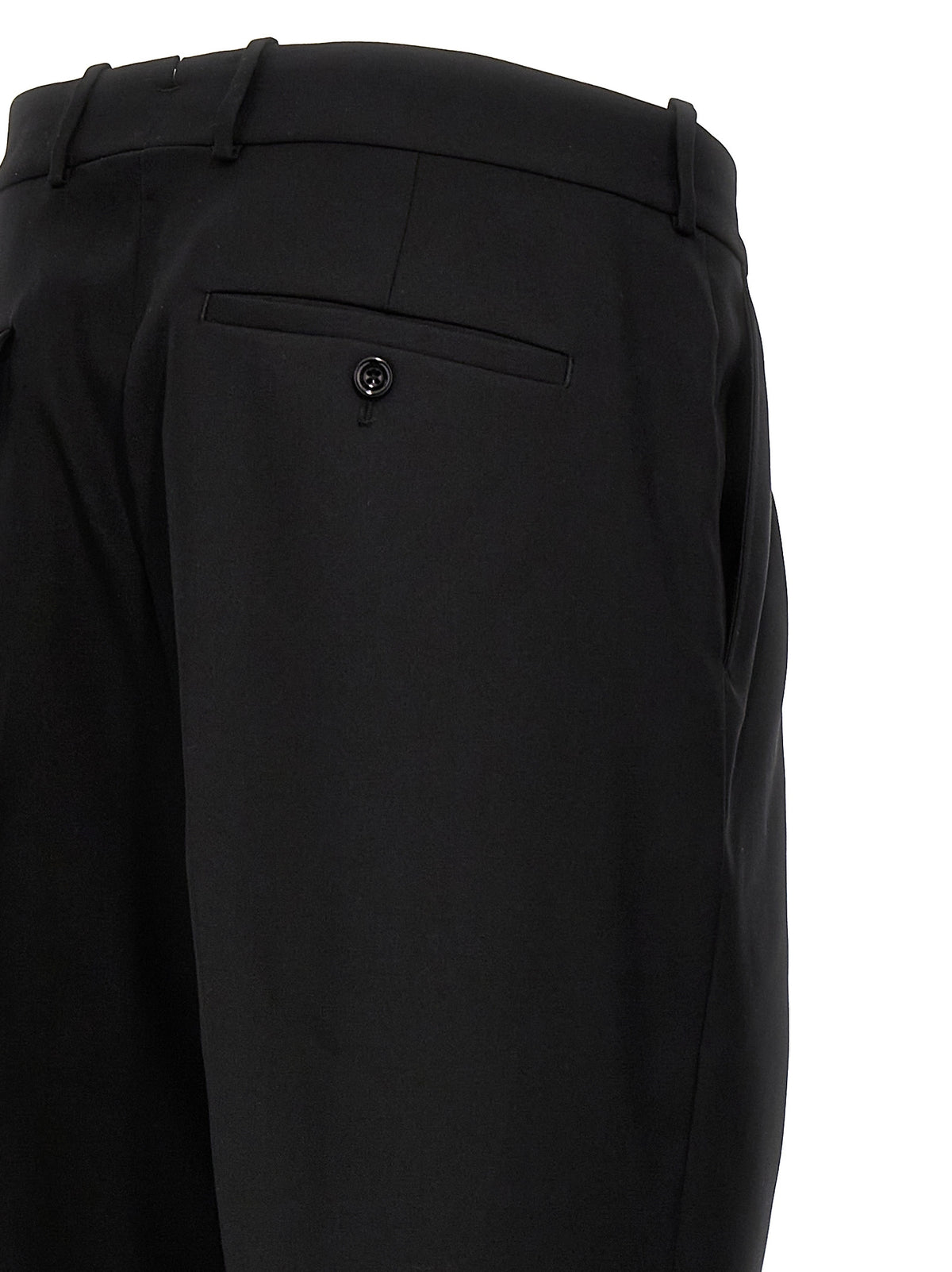 Alexander McQueen Black Wool Dress Pants for Men