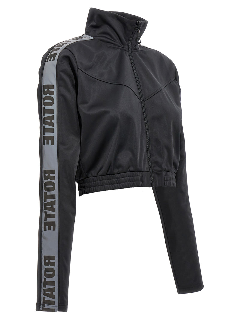 ROTATE BIRGER CHRISTENSEN Black Polyester Sweatshirt
