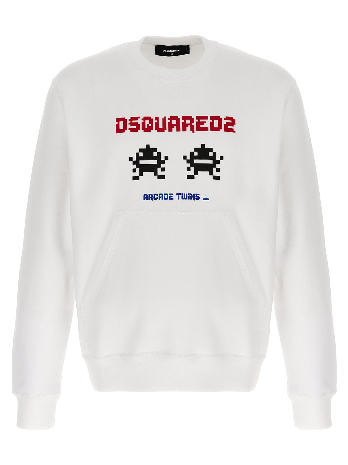 Dsquared² White Cotton Sweatshirt - Cool Fit Design
