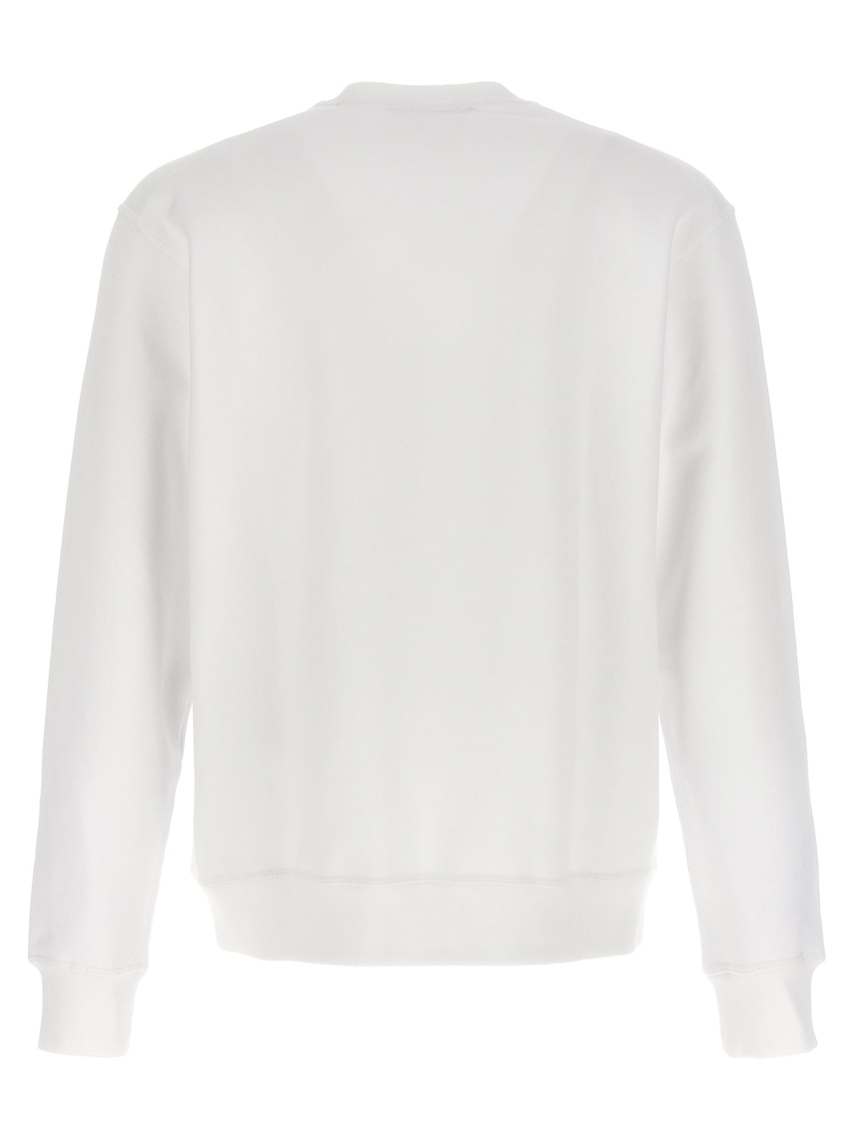 Dsquared² White Cotton Sweatshirt - Cool Fit Design
