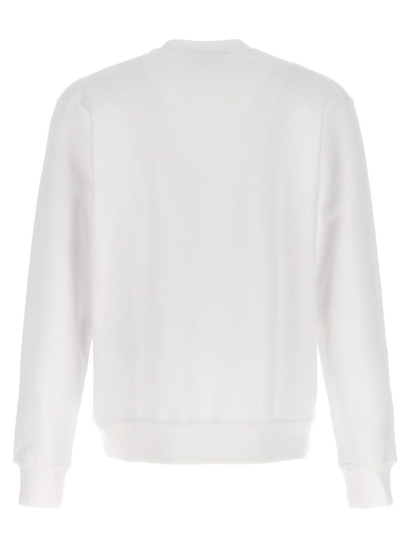Dsquared² Cool Fit White Cotton Sweatshirt for Men