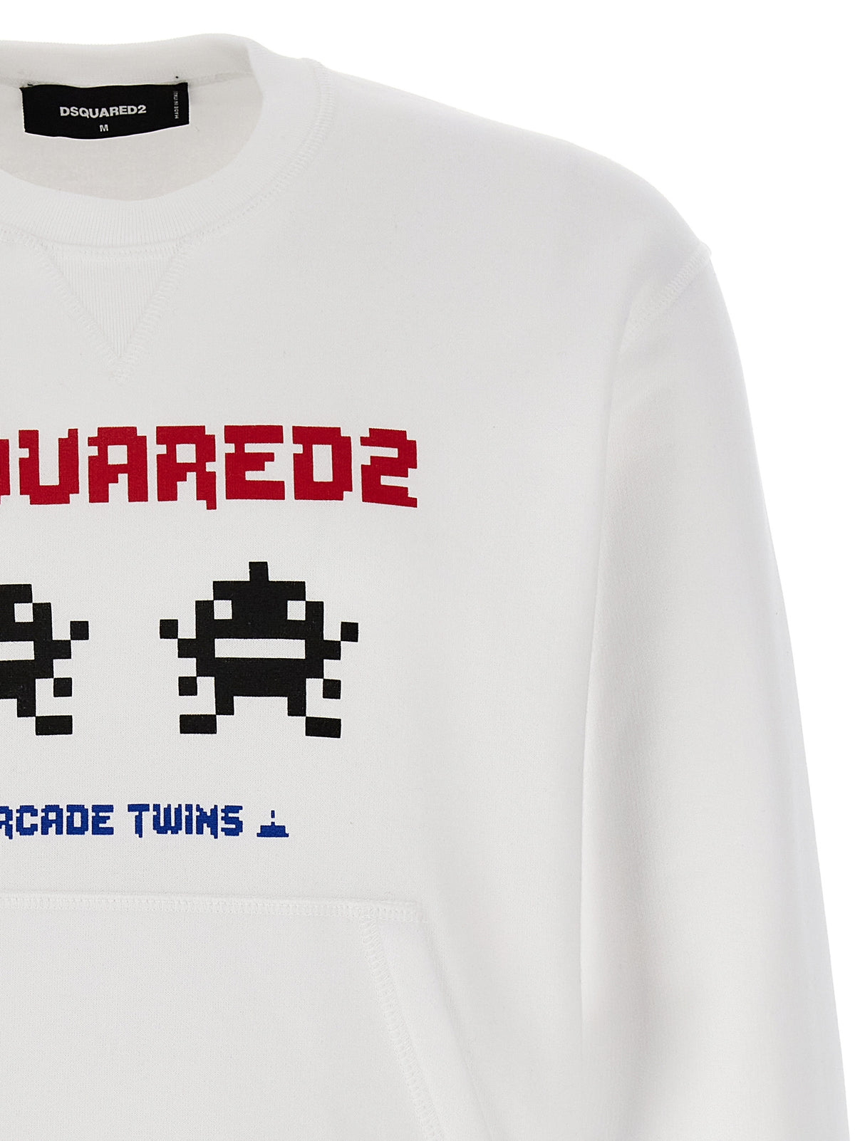 Dsquared² White Cotton Sweatshirt - Cool Fit Design