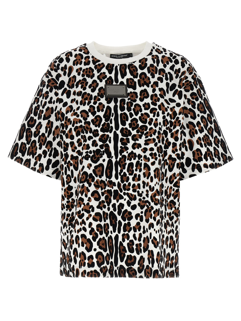 Dolce & Gabbana Multicolor Cotton T-Shirt for Women