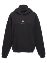 Dsquared² Herca Black Cotton Hoodie for Women