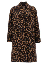 Max Mara Ortica Brown Virgin Wool Coat