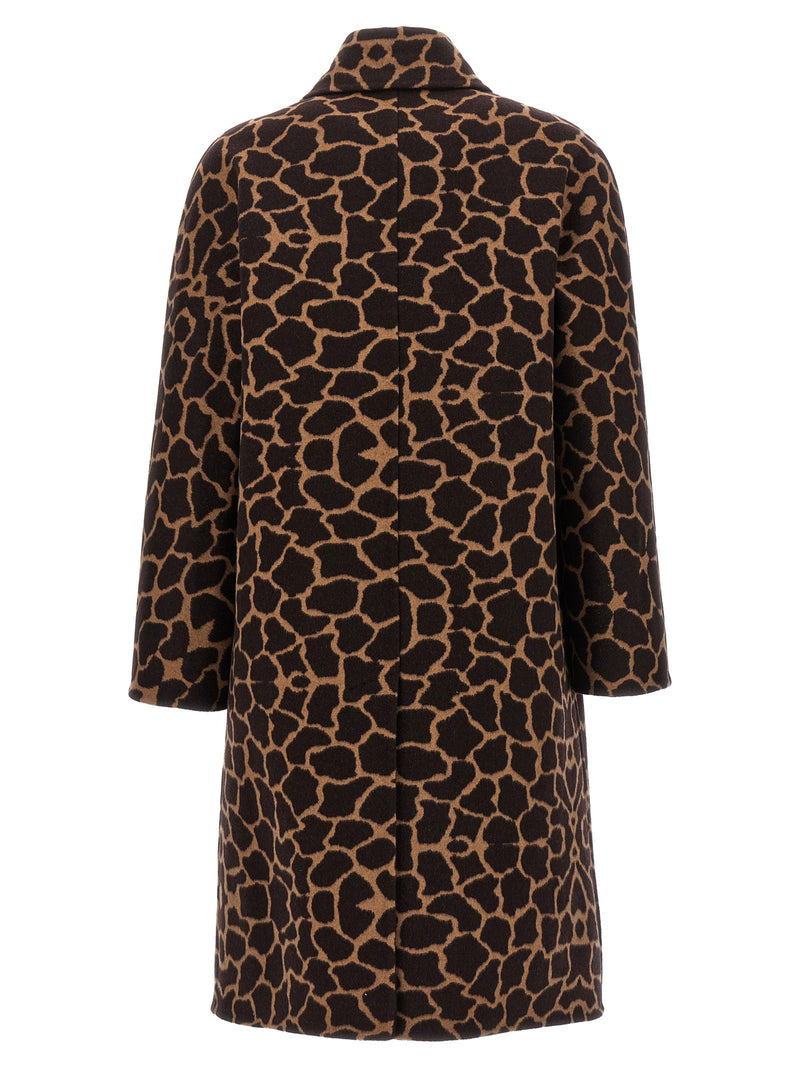 Max Mara Ortica Brown Virgin Wool Coat